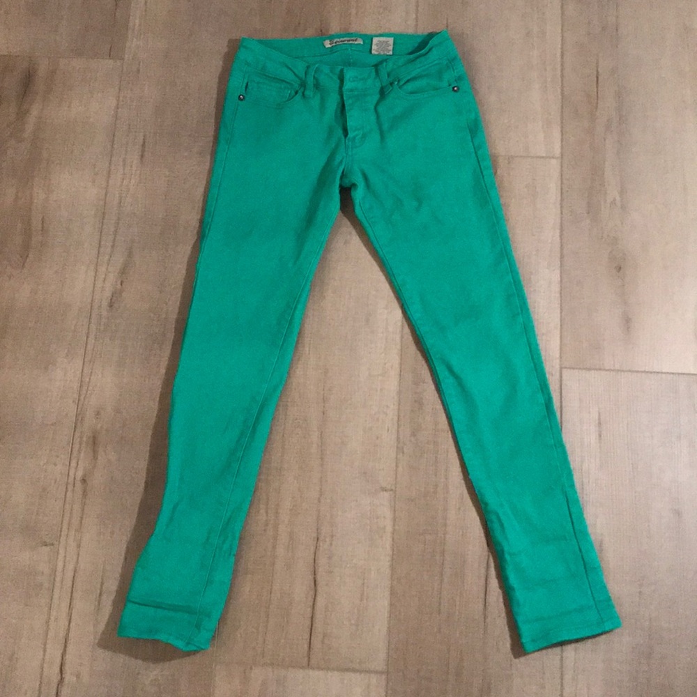 Emperial Green Slim Fit Jeans